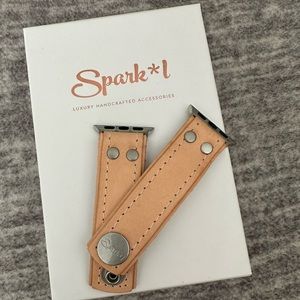 Classic natural Vachetta skinny watch band